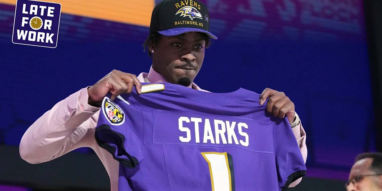 Late for Work: Ravens Get A+ Grades for Malaki Starks Pick