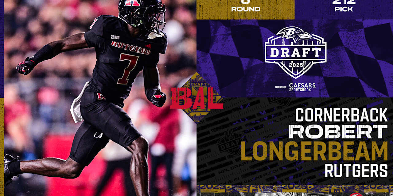 Ravens Draft Cornerback Robert Longerbeam in Sixth Round (No. 212)
