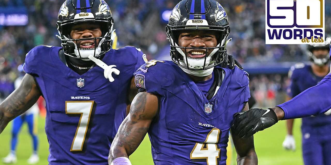 50 Words or Less: Ravens Wide Receivers Have Become a Team Strength