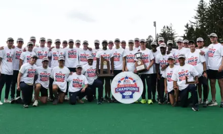 Navy Wins the 2024-25 Men’s Patriot League Championship Trophy