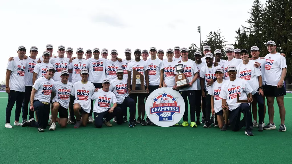 Navy Wins the 2024-25 Men’s Patriot League Championship Trophy