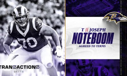 Ravens Sign Veteran Offensive Tackle Joe Noteboom