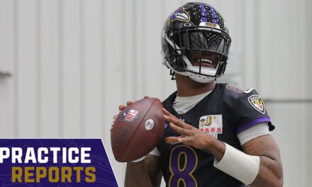 Practice Report: Strong Attendance on at Start of Ravens OTAs