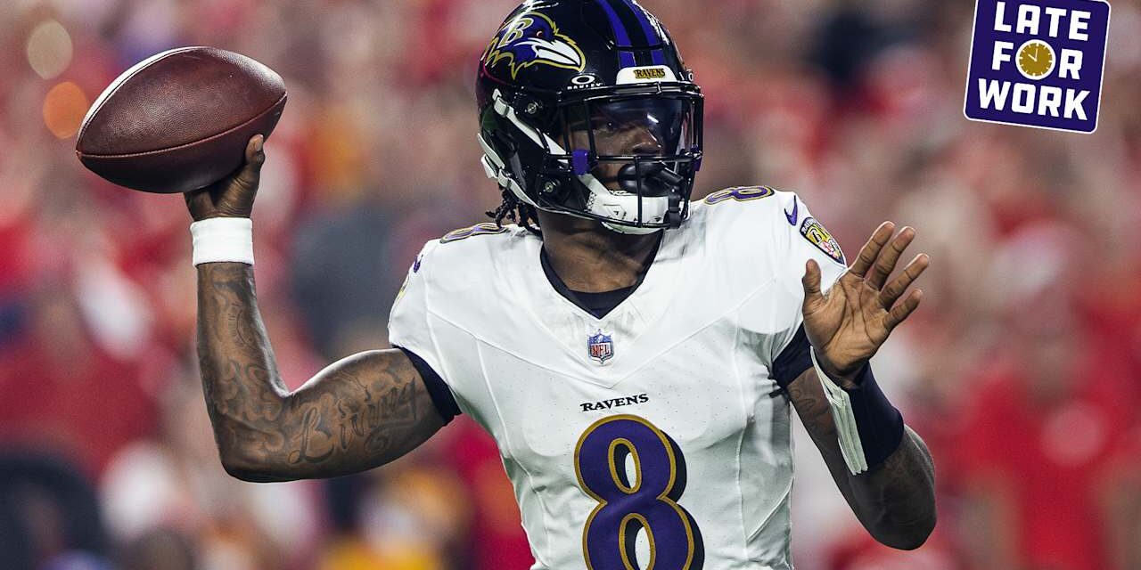 Late for Work: Ravens Are Early Super Bowl Favorites After 100K Simulations